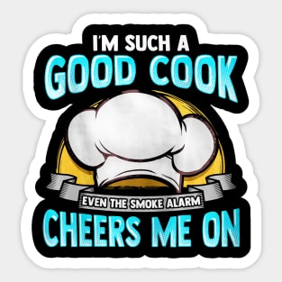 Funny Cooking Quote For Chef Sticker